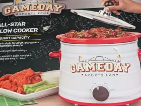 Gdsc4rdsl Game Day Gameday Sports Fan 4 Quart Slow Cooker All Star Crock Pot Football Party