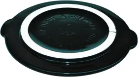 11648 Gardeners Supply Company Ohio Stoneware Crock Cover 5 Gal. 1 Pk Brown