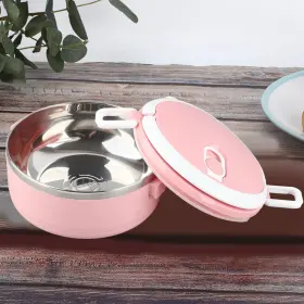 Gavigain1g0n7yakr2 Gavigain Lunch Box Pinks Portable Stainless Steel Thermal Insulated Rice Noddles Pink