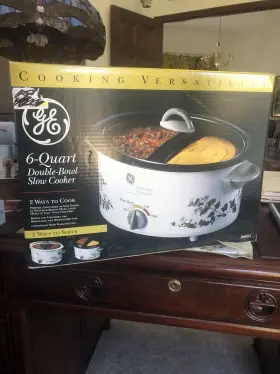 106851 Ge Ge. 6-quart Double-bowl Slow Cooker