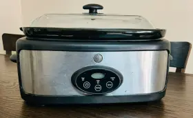 169143 Ge Programmable Slow Cooker - Model # Extra Large Capacity-silver/black #3