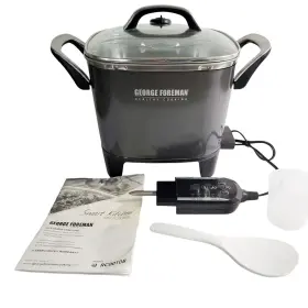 Rc0010b George Foreman Healthy Cooking Smart Kitchen Digital Multicooker #2