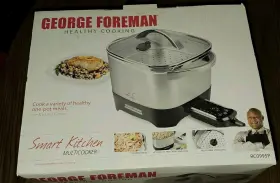 Rc0995p George Foreman Rco995p Healthy Cooking Smart Kitchen Digital Multicooker