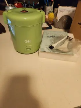K62622 Good Housekeeping 3-cup Mini Multi-cooker With Accessories Open Box