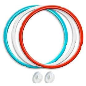Ipsr-c01 Gooray Silicone Sealing Ring 3 Pack Savory Sky Blue And Sweet Cherry Red 5/6qt #2