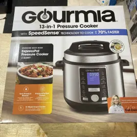 Gpc965 Gourmia Digital Multi-functional Pressure Cooker 6 Qt Silver And Black
