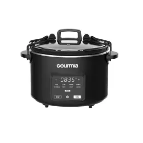 Gsc517b Gourmia 4.5- Quart Programmable Slow Cooker With 5 One-touch Presets And Locking Lid