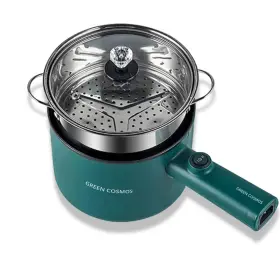 Green Cosmos. 765542425048 Hot Pot Electric With Steamer Multi-function Cooker 1.8l Noodle Cooke
