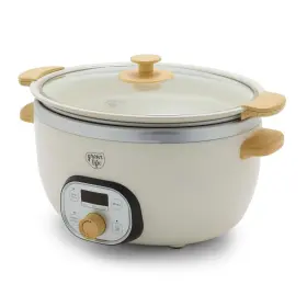 Greenlife 885837044683 6 Quart Ceramic Slow Cooker Pfas-free Programmable Removable Healthy Nonst