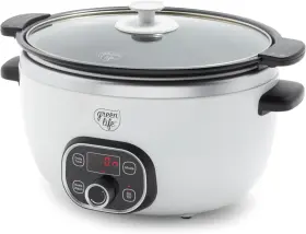 Cc004774-001 Greenlife 6 Quart Ceramic Slow Cooker Pfas-free Programmable White