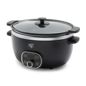 Cc009980-001 Greenlife 8 Quart Slow Cooker Non-toxic Pfas-free Ceramic Quarts Black