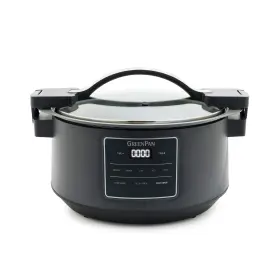 15650461818 Greenpan 8 Quart Locking Lid Slow Cooker Healthy Ceramic Nonstick Led Touch