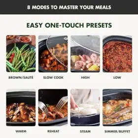 Greenpan 885837027556 Elite 8 - In -1 Programmable 6 Quart Electric Slow Cooker Dishwasher Sa #3