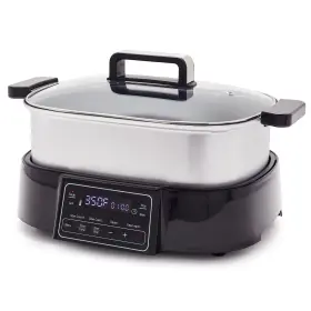 Greenpan 885837033014 Stainless Steel 8-in-1 Skillet Grill And Slow Cooker Presets To Saute