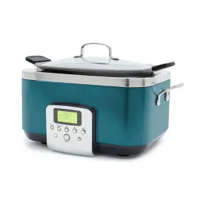 Greenpan 885837049367 Elite 8-in-1 Programmable 6 Quart Electric Slow Cooker Dishwasher Safe Lid And Rem