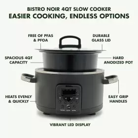 89076417 Greenpan Pfas-free Nonstick 4 Quart Slow Cooker Matte Black #3 89076417 Greenpan Pfas-free Nonstick 4 Quart Slow Cooker Matte Black #3