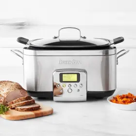 Cc005105-001 Greenpan Premiere Stainless-steel Slow Cooker 6-qt