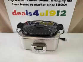 Cc005108-001 Greenpan Elite 8-in-1 Programmable 6 Quart Electric Slow Cooker Dishwasher Safe Lid #2