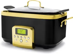 Cc007712-001 Greenpan Elite 8-in-1 Programmable 6 Quart Electric Slow Cooker Gold