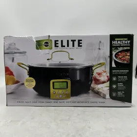 Cc007713-001 Greenpan Elite Reserve Essential Smart Electric 6 Quart Skillet Pot Gold