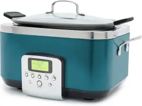 Cc009400-001 Greenpan Elite 8-in-1 Programmable 6 Quart Electric Slow Cooker Dishwasher Safe Lid