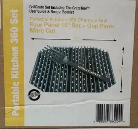 Gg55001 Grillgrate Portable Kitchens Pk Original Set Of 4 Panels