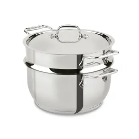 11644899806 Groupe Seb All-clad Stainless Steel 5 Quart Covered Multi Pot With Steamer Insert