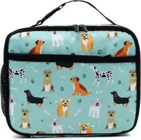 Rxzer23 Guiteinyi Dogs Lunch Bag Insulated Reusable Box Tote For Women Men Work