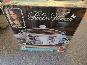 Hamilton Beach 040094333646 Rare Pioneer Woman Country Garden 6 Quart Crock Pot Slow Cooker