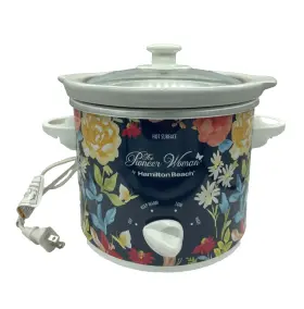 Hamilton Beach 040094939602 The Pioneer Woman 1.5 Quart Fiona Floral Slow Cooker