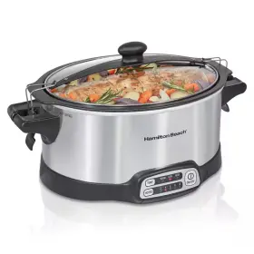 Hamilton Beach 313019193145 6 Quart Stainless Steel Slow Cooker
