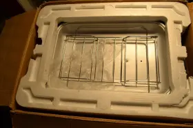 32183 Hamilton Beach 18 Quart Roaster Oven Model Serving Pans And Electric Knife #2