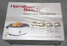 32600s Hamilton Beach New Vintage Roaster Oven 6.5 Quart Model