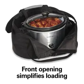 33002 Hamilton Beach Slow Cooker Insulated Travel Case For 4-8 Quart Crock Pot Caddy Thermal Zipper Bag #2