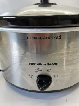 33140vcr Hamilton Beach Slow Cooker Model #3