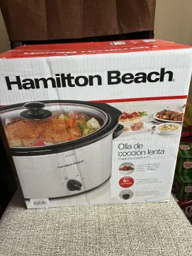 33156rg Hamilton Beach Slow Cooker 5 Quart