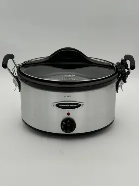 331627 Hamilton Beach Slow Cooker 6 Quart Lockdown Lid For Travel/tested 331627 Hamilton Beach Slow Cooker 6 Quart Lockdown Lid For Travel/tested