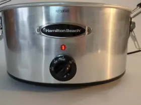 33162r Hamilton Beach Stay Or Go Slow Cooker Silver - Exterior Only -tested #3 33162r Hamilton Beach Stay Or Go Slow Cooker Silver - Exterior Only -tested #3