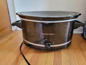 33182a Hamilton Beach Slow Cooker Model 8 Quart Type Sc38 - Tested And Works