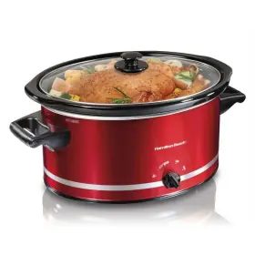 33184 Hamilton Beach Oval Slow Cooker 8-quart Red Freeship #2