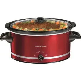 33184 Hamilton Beach Oval Slow Cooker 8-quart Red Freeship #3