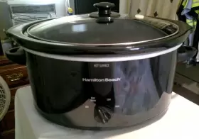 33258 Hamilton Beach 5 Quart Crockpot Model - Used Tested Works #2 33258 Hamilton Beach 5 Quart Crockpot Model - Used Tested Works #2