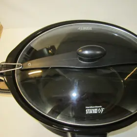 33367 Hamilton Beach Stay Or Go Intellitime 6 Quart Slow Cooker #2