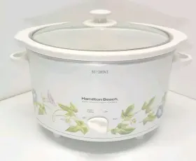 33391 Hamilton Beach Slow Cooker 4 Quart Model Tested Works Great Used Condition