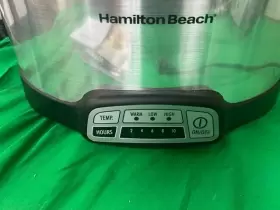 33463 Hamilton Beach Programmable Slow Cooker Silver Br20 #2