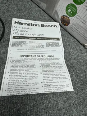 33477 Hamilton Beach Portable 7 Quart Programmable Slow Cooker With Three Temperature #2