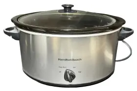 33556 Hamilton Beach 5 Quart Portable Slow Cooker Kitchen Appliance #2