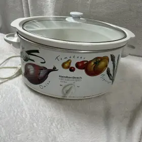 33590 Hamilton Beach Vintage Meal Maker Slow Cooker Pot 5.5 Quart Tested Works