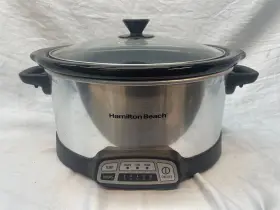 33463 Hamilton Beach 33662 Programmable Slow Cooker 6quart Capacity Removable Crock