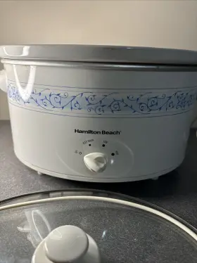 33675bv Hamilton Beach 2003 Vintage Slow Cooker With Lid And Band. Tested. Excellent Cond #2
